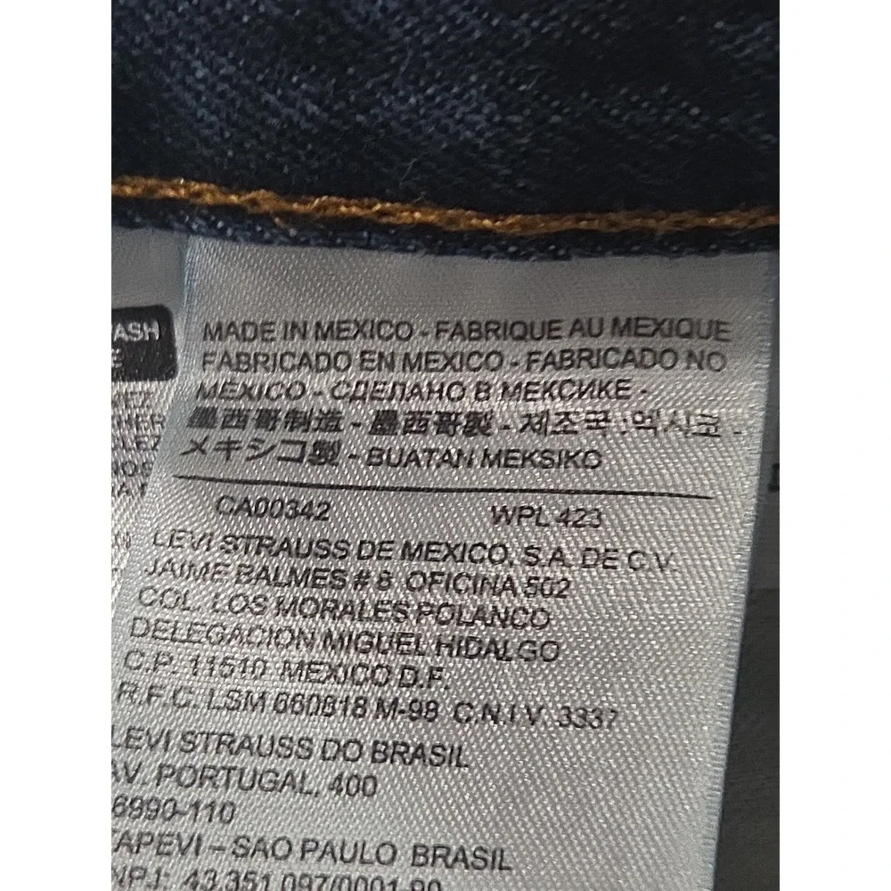 levis 505 mens denim jeans Sz 38x34 100% Cotton